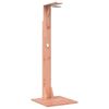 vidaXL Outdoor-Dusche 214,5 cm Massives Douglasholz und Edelstahl