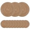 vidaXL Seegraskissen 12 Stk. Natur 100% Seegras