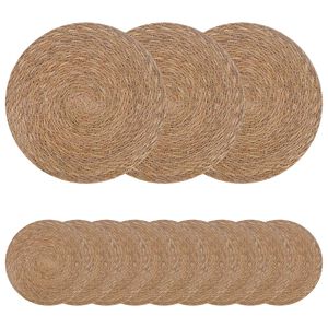 vidaXL Seegraskissen 12 stk. Natur 100% Seegras