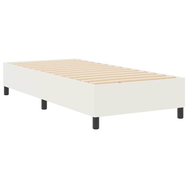 vidaXL Boxspringbett Creme 90 x 190 cm Cordstoff