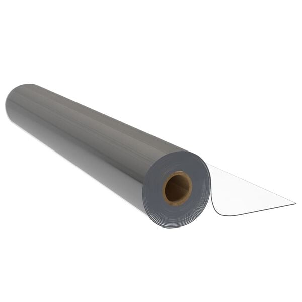 vidaXL Tischfolie-Rolle Transparent 0,9x15 m 1,6 mm PVC