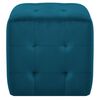 vidaXL Nachttische 2 Stk. Blau 30×30×30 cm Samtstoff