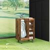 vidaXL Golf Schrank Mit Rad Uni Altholz 65 x 45 x 98 cm