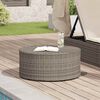 vidaXL Outdoor Kaffeetische Grau &Oslash; 68 x 30 cm Rattan