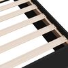 vidaXL Bettgestell Schwarz 90x190 cm Holzwerkstoff