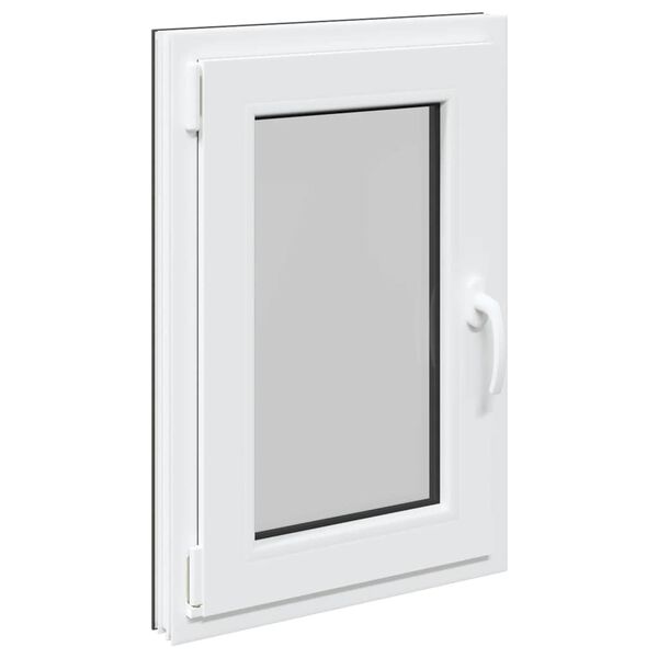 vidaXL Kellerfenster "RISOR" 50x75 cm Drehkipp DIN Links Anthrazit