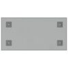 vidaXL Magnettafel Wandmontage Wei&szlig; 60x30 cm Hartglas