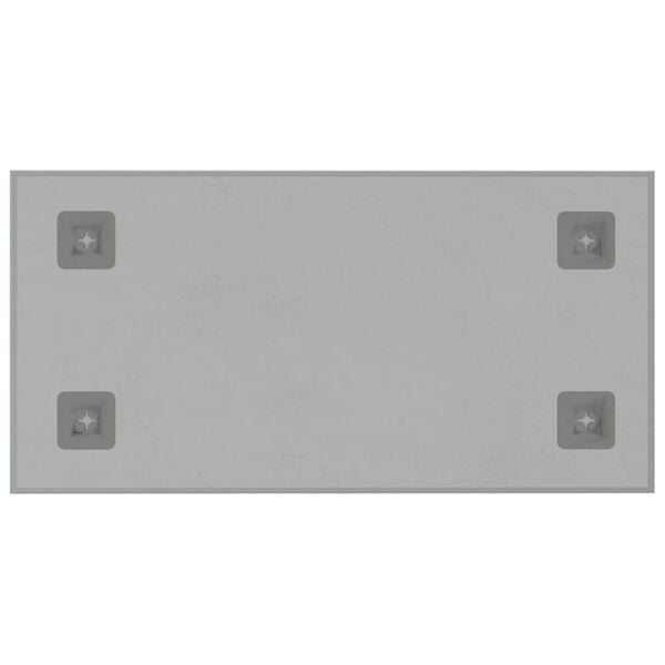vidaXL Magnettafel Wandmontage Wei&szlig; 60x30 cm Hartglas