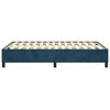 vidaXL Boxspringbettgestell Dunkelblau 120x200 cm Samt