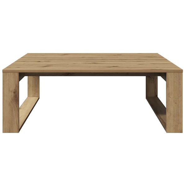 vidaXL Couchtisch Artisan-Eiche 100x100x35 cm Holzwerkstoff