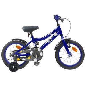 vidaXL Kinderfahrrad 12 Zoll f&uuml;r 2-4 Jahre alt Dunkelblau