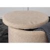 Venture Home Hocker Dunken 51x51x43 cm Teddy Beige