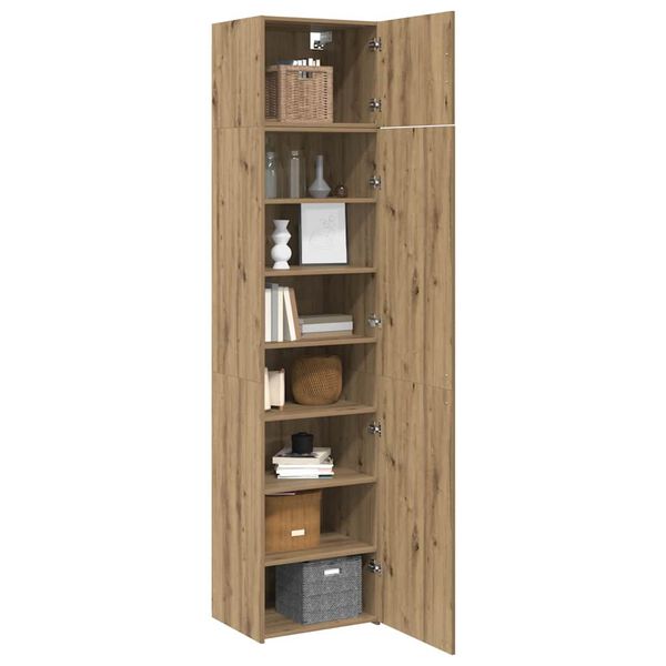 vidaXL Sideboard 3 pcs Artisan-Eiche