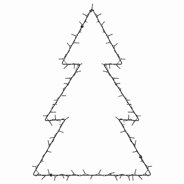 vidaXL Weihnachtsbeleuchtung Weihnachtsbaum-Silhouette 115 LEDs