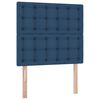 vidaXL Aufbewahrungsbett mit Matratze Blau 90 x 190 cm Polyester