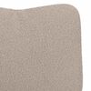 vidaXL Sessel Hellgrau 63 x 67 x 94 cm Sherpa-Stoff