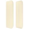 vidaXL Boxspringbett mit Matratze Creme 180x200 cm Kunstleder