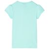 Kinder-T-Shirt Helles Minzgr&uuml;n 116