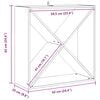 vidaXL Weinregal 4 pcs Natur 62 x 25 x 62 cm Massives Kiefernholz