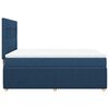 vidaXL Boxspringbett mit Matratze Blau 140x190 cm Stoff