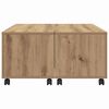 vidaXL Couchtisch Artisan-Eiche 75 x 75 x 38 cm Holzwerkstoff
