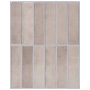 vidaXL Rechteckige Fliese 20 pcs Beige Kaffee 29 x 23 x 0,08 cm
