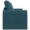 vidaXL Schlafsofa 60cm Blau Samt