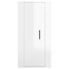 vidaXL TV-Wandschrank Hochglanz-Wei&szlig; 40x34,5x80 cm