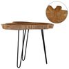 vidaXL Couchtisch (60-70)&times;45 cm Teak