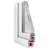 vidaXL Kellerfenster RISOR 120x60 cm Dreh Kipp DIN Links Wei&szlig;