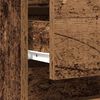 vidaXL Nachttisch mit Schubladen Altholz 40 x 35 x 50 cm Holzwerkstoff