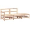 vidaXL 3-tlg. Garten-Lounge-Set Massivholz Kiefer