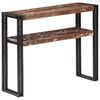 vidaXL Konsolentisch 90x30x75 cm Altholz Massiv