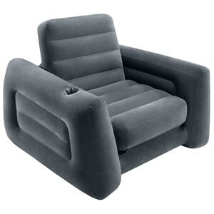Intex Ausziehbarer Sessel 117x224x66 cm Dunkelgrau