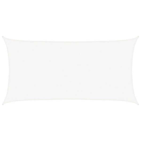 vidaXL Sonnensegel 160 g/m&sup2; Wei&szlig; 2,5x4,5 m HDPE