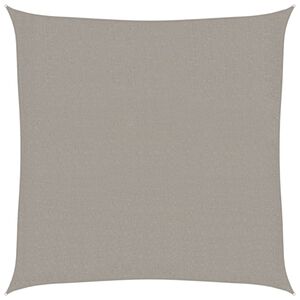 vidaXL Sonnensegel 160 g/m&sup2; Quadratisch Hellgrau 2,5x2,5 m HDPE