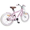 vidaXL Kinderfahrrad 18 Zoll f&uuml;r 5-7 Jahre alt Hellrosa