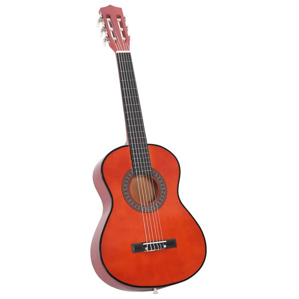 vidaXL 8-tlg. Klassische Gitarre Set für Anfänger 1/2 34"