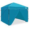vidaXL Pop-up Pavillon Zelt Blau 250 x 250 cm Stoff