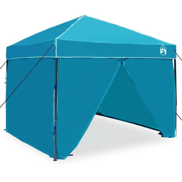 vidaXL Pop-up Pavillon Zelt Blau 250 x 250 cm Stoff