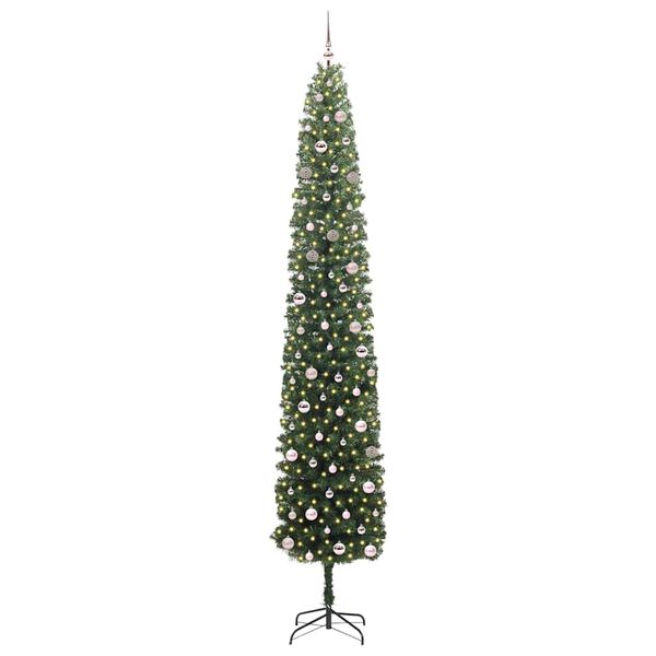 vidaXL K&uuml;nstlicher Weihnachtsbaum mit 300 LEDs mit St&auml;nder Gr&uuml;n 300 cm