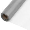 vidaXL Fliegengitter Edelstahl 112x2000 cm Silbern