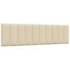 vidaXL Bettgestell ohne Matratze "Hanko" Creme 180x200 cm Stoff