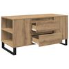 vidaXL Couchtisch Artisan-Eiche 102 x 44,5 x 50 cm Holzwerkstoff