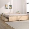 vidaXL Bett mit Schubladen 140x200 cm