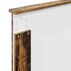 vidaXL Bettrahmen Ger&auml;ucherte Eiche 100 x 200 cm Ingenieurs Holz