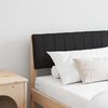 vidaXL Gepolstertes Kopfteil Schwarz 150 cm Massives Kiefernholz