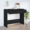 vidaXL Konsolentisch Schwarz 90x36x75 cm Holzwerkstoff
