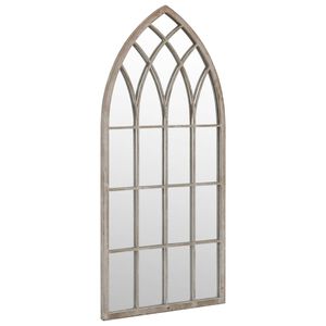 vidaXL Spiegel Sandfarben 100x45 cm Eisen f&uuml;r den Innenbereich