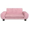 vidaXL Hundebett Rosa 70x45x33 cm Samt